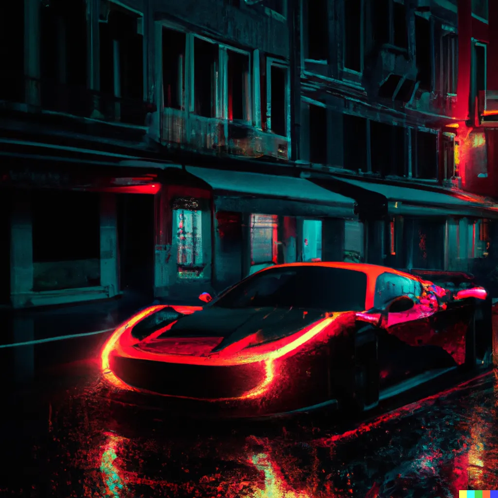 ferrari in venice