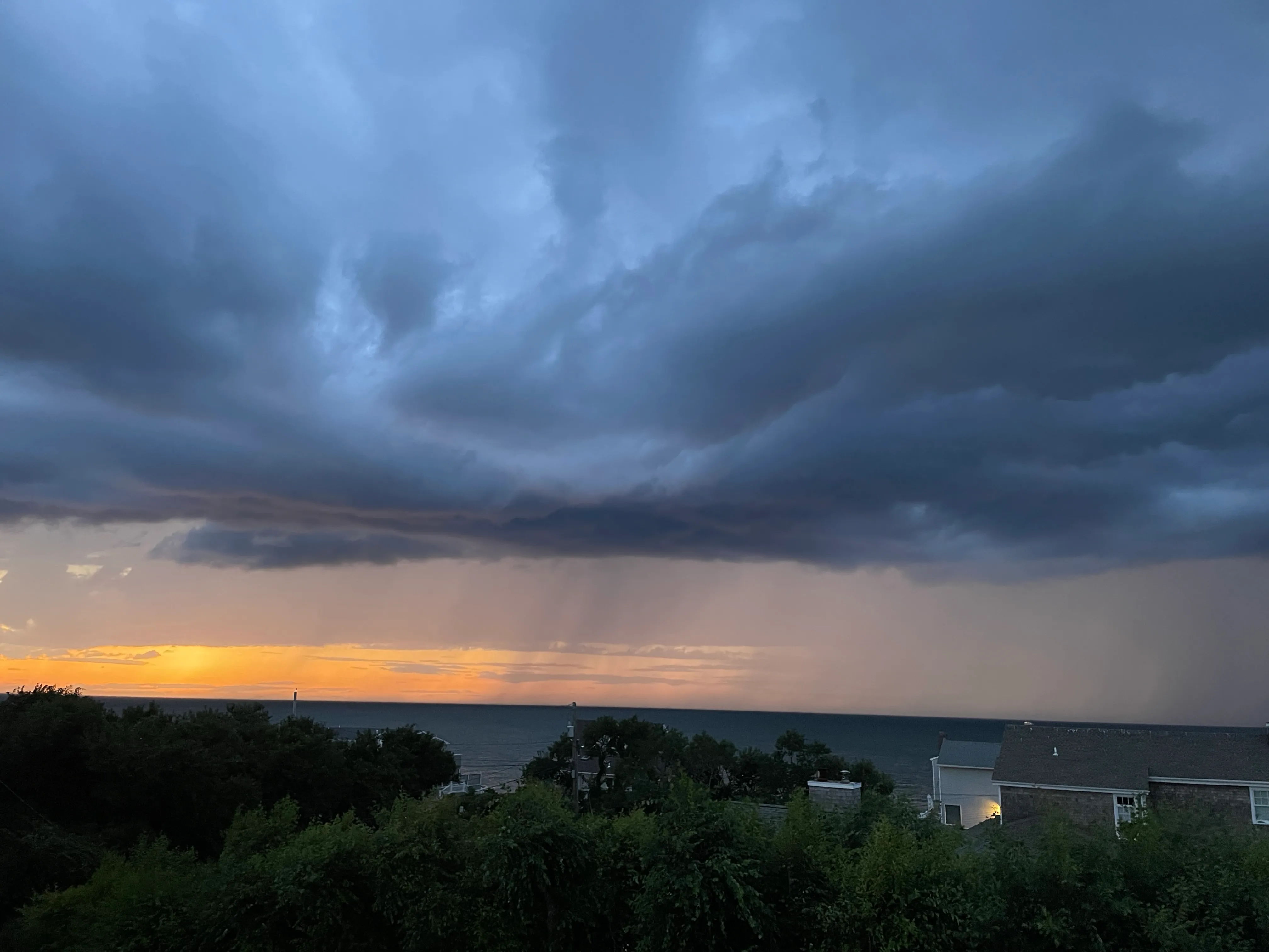 storm over the ocean
